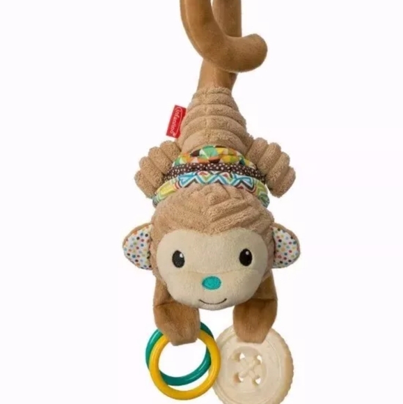 Infantino Go Gaga Musical Pull Down Plush Baby Stroller Toy Infant - Picture 1 of 8